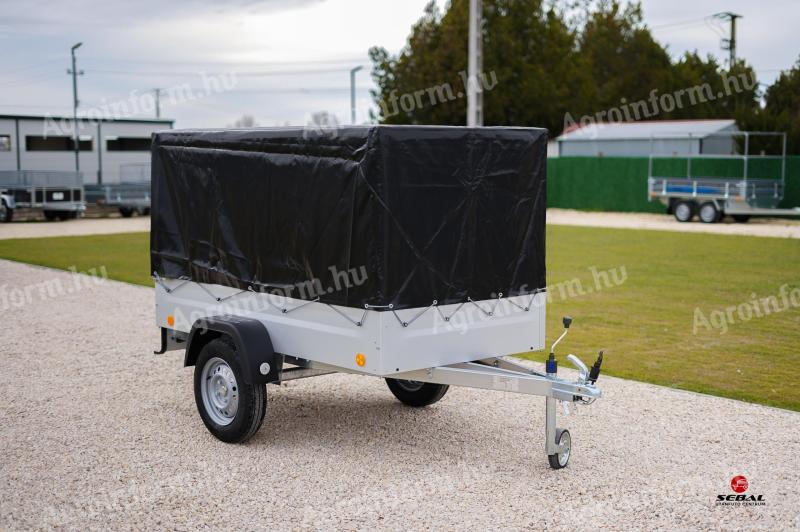 Új utánfutó (202x107cm) utánfutó - ponyva szettel - akciósan most bruttó 478.000 Ft
