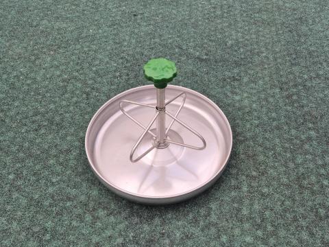 Rozsdamentes malacetető tál 2 l