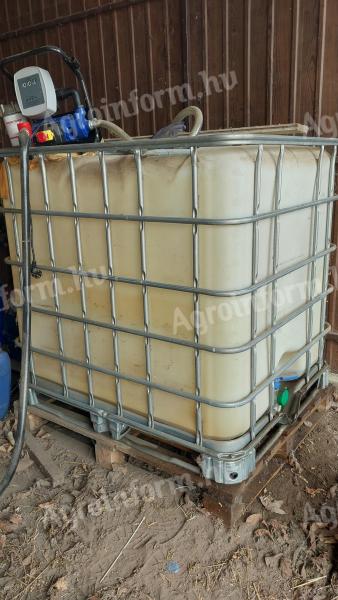 Üzemanyagkút IBC tartállyal