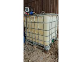 Üzemanyagkút IBC tartállyal