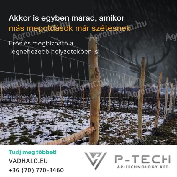 Vadbiztos kerítésrendszer, amely egyben marad, amikor mások már szétesnek