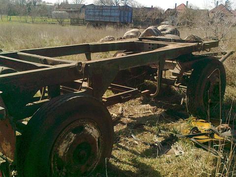 MBP 6.5 Pótkocsi alváz