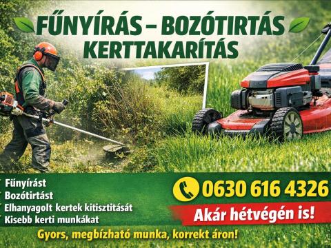 Fűnyírás országszerte Fűnyírás országszerte