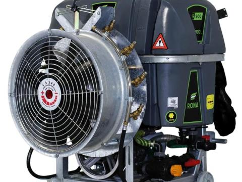 Új Hofman Rona függesztett 200 l kertészeti axiál ventilátoros permetező