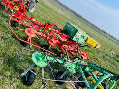 Pöttinger, Kuhn, Exklusiv, 3db,  rendkezelő, rendterítő, rendforgató