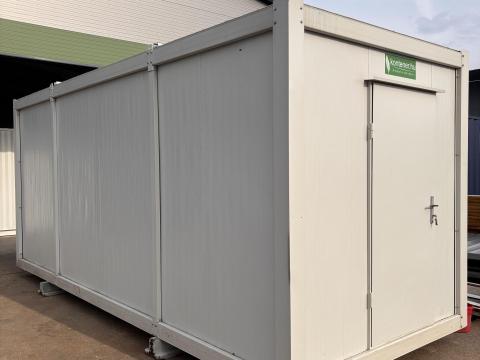 6 méter hosszú újszerű irodakonténer klímával