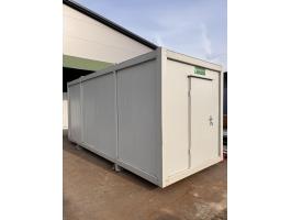 6 méter hosszú újszerű irodakonténer klímával