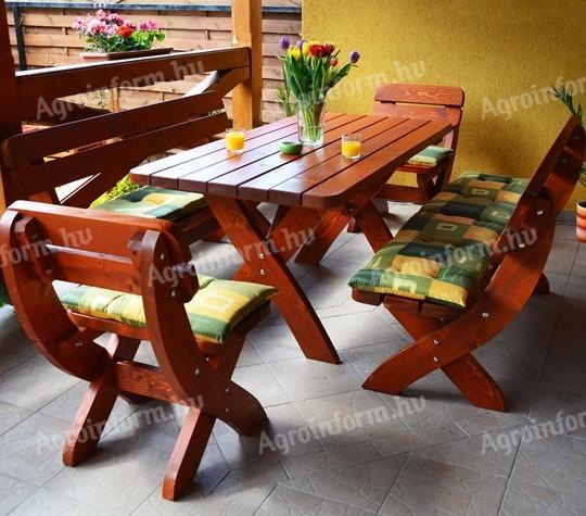 Masszív kerti garnitúra országos szállítással
