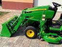 ÚJ John Deere 1026R kompakt traktor 120R homlokrakodóval mulcsozóval