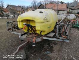 Garden jet szántóföldi permetező 2000 l/16 m eladó,  cserélhető