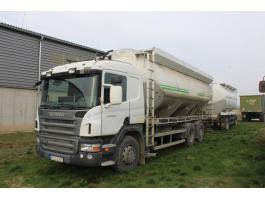 Scania+Köhler tápszállító szerelvény