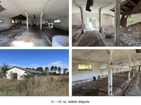 Papkeszin volt állattartó telep, nagy területtel eladó