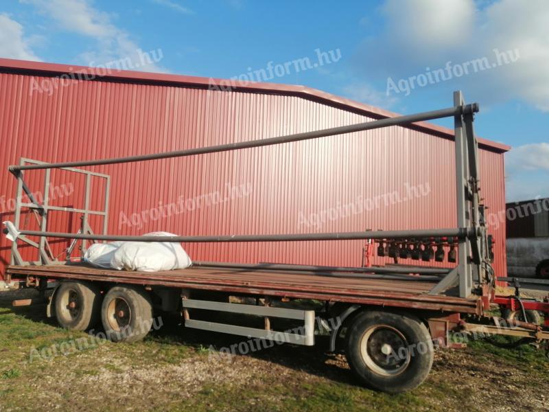 Bála szállító 9 méteres automata oldalfallal