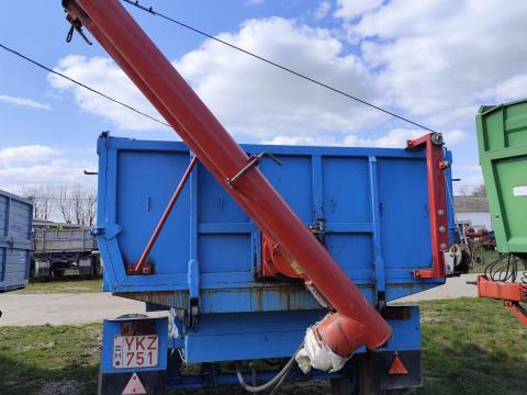 EB 4 billenős pótkocsi magfeltöltővel friss műszakival