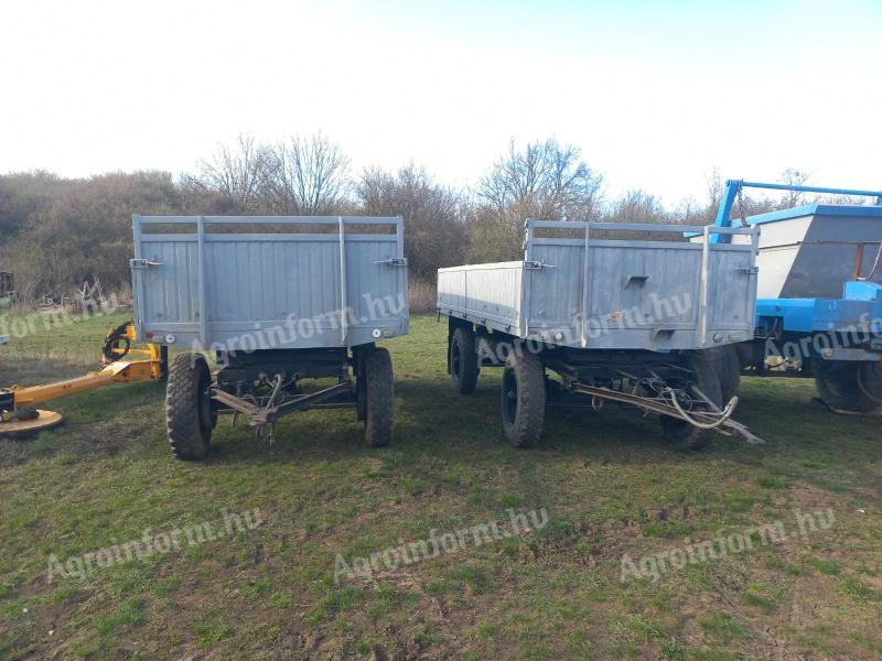Pótkocsi 6 tonnás, friss műszakival