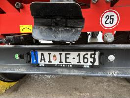 Furrier B18 forgózsámolyos 2-tengelyes mezőgazdasági pótkocsi,  jobb-ball billenthető