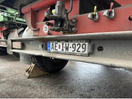 Furrier C18 forgózsámolyos 2-tengelyes mezőgazdasági pótkocsi,  3 oldalra billenthető