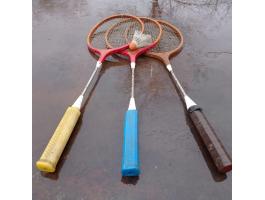 3 db retro tollasütő és labda eladó Kiskunfélegyházán