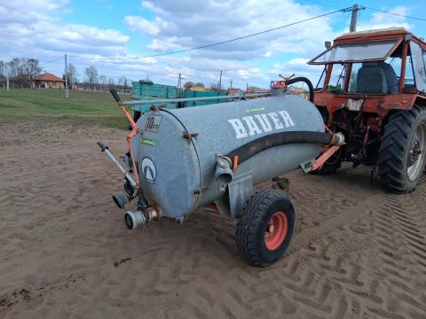 Bauer VB 17 V tip 1700 literes horganyzott tartályos szippantó Bauer VB 17 V tip 1700 literes horganyzott tartályos szippantó