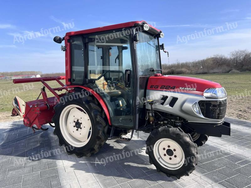 Yanmar EG224 japán fülkés / kabinos kistraktor - traktor 24LE (Kubota,  ISEKI Carraro,  Goldoni,  T25)