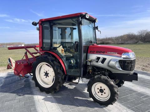 Yanmar EG224 japán klímás fülkés / kabinos kistraktor - traktor 24 LE (Kubota, Iseki, Carraro, Goldoni, T25)