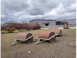 Sima hengergarnitúra 150 cm széles,  1 méter átmérőjű