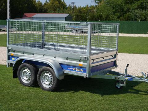 Új 2 tengelyes utánfutó (230x130cm) rácsos magasítóval most 738.000 Ft helyett bruttó 708.000 Ft Új 2 tengelyes utánfutó (230x130cm) rácsos magasítóval most 738.000 Ft helyett bruttó 708.000 Ft