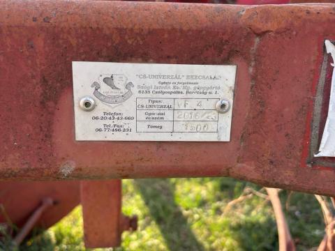 Csólyospálosi 4 fejes váltvaforgató eke eladó