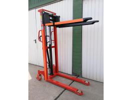 1,6 méterre emelő hidraulikus raklapemelő béka, kézi targonca, magasemelő