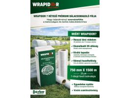 Újdonság a Wrapidor termékcsaládban – Bálacsomagoló fólia