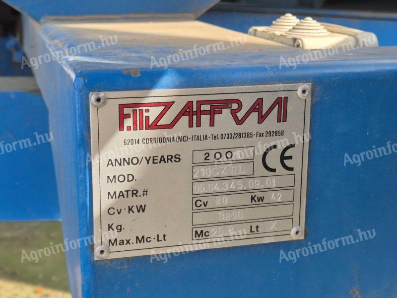 Zaffrani mobil terményszárító 2006 – komplett, működő