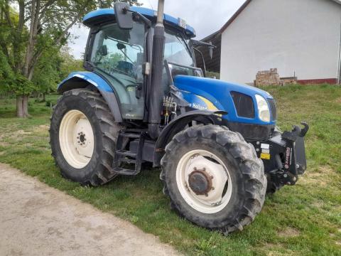 New Holland T6010 Plus Ferro Flex homlokrakodó konzollal eladó