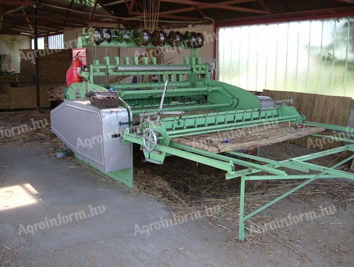 Berger nádlemez gép, nádpalló, reed platten, schilf platte