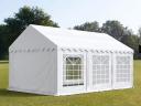 Parti sátor,  4x6m,  PVC ponyva,  fehér