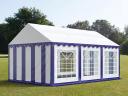 Parti sátor,  4x6m,  PVC ponyva,  sötét zöld
