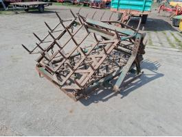 Fogas borona 3 pont függesztett 4 táblás 4 méteres