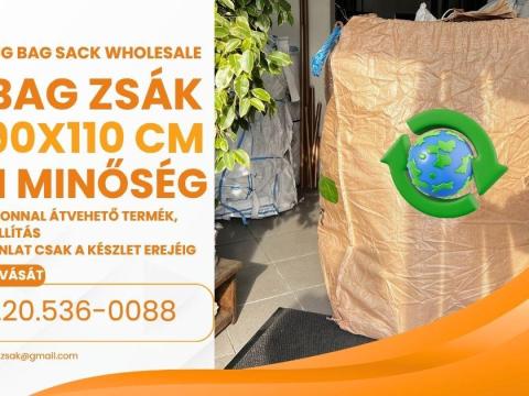 Big Bag zsák 90×90×110 – 20.536 0088 - raktárról azonnal átvehető – Flexibilis konténer - FIBC - jumbo zsák Big Bag zsák 90×90×110 – 20.536 0088 - raktárról azonnal átvehető – Flexibilis konténer - FIBC - jumbo zsák