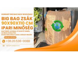 Big Bag zsák 90×90×110 – 20.536 0088 - raktárról azonnal átvehető – Flexibilis konténer - FIBC - jumbo zsák