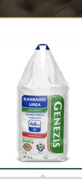 Karbamid műtrágya 46% nitrogéntartalommal