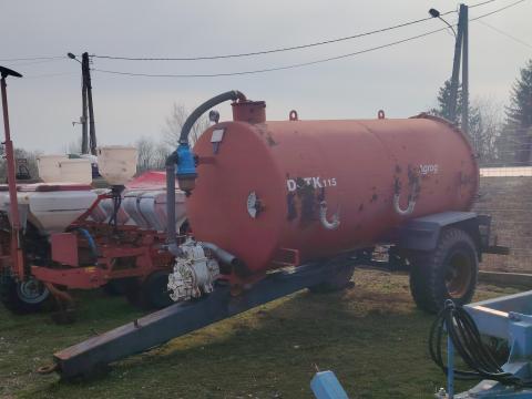 Detk-115 5 m³-es szippantó üzemképes állapotban