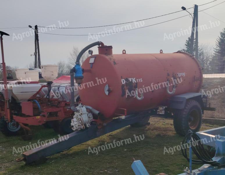 Detk-115 5 m³-es szippantó üzemképes állapotban
