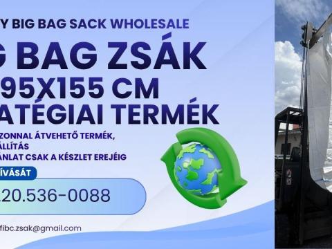 Big Bag zsák – 95×95×155-160 cm – Raktárról azonnal átvehető – 30 855 2444