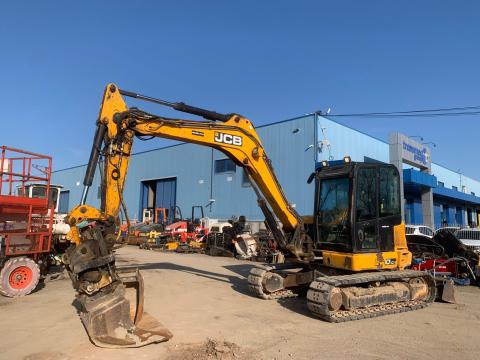 JCB 100C-1 + Engcon Rototilt láncos kotró eladó