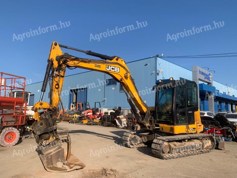JCB 100C-1 + Engcon Rototilt láncos kotró eladó