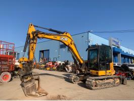 JCB 100C-1 + Engcon Rototilt láncos kotró eladó