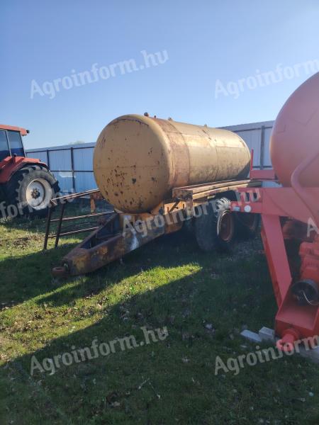 8 m³-es vizes lajt tandemtengelyes,  vákumszivattyú nélkül