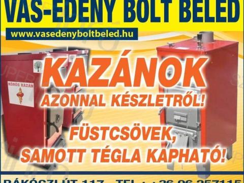 Totya S43 új kazán eladó