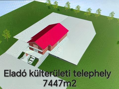 Dabas külterületi ipari terület, raktár, telephely eladó Dabas külterületi ipari terület, raktár, telephely eladó