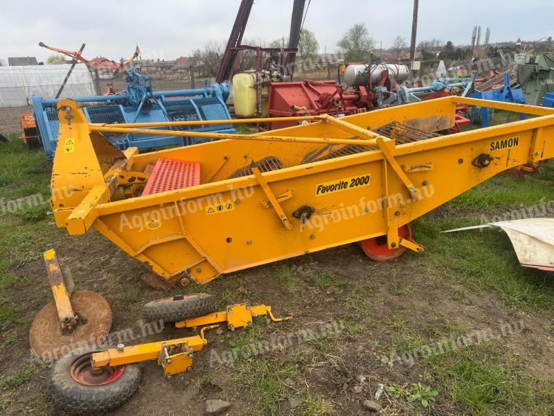 SAMON FAVORITE 2000 HAGYMAKIRÁZÓ,  RENDRERAKÓ,  135cm SZÉLES SZALAGOKKAL. NÉGYSZÖGTENGELYES .