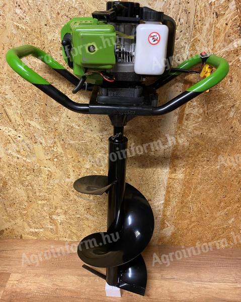Földfúró, talajfúró 58 cm³ / 5,3 Le gödörfúró + 1 db 250-es fúró * Mustang Pro MTP-007 *